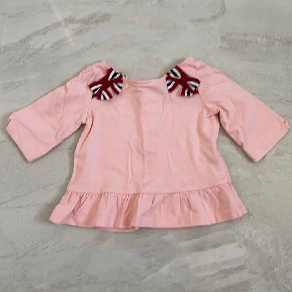 Janie and Jack pink top